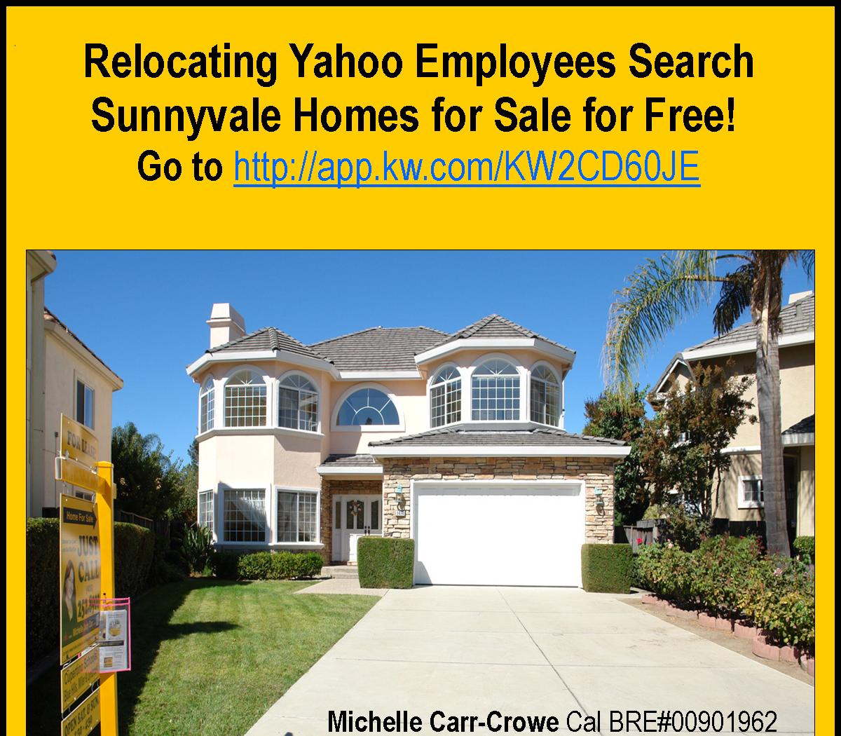 How Relocating Yahoo Employees Easily Search for Sunnyvale homes